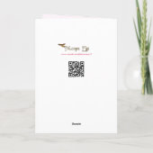 Cat Schwanz Herzfrequenz Valentinkarte Feiertagskarte (Rückseite)