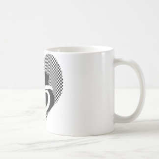 CAT-Schwanz - Liebe Schwarz-weiß Kaffeetasse