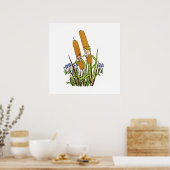 Cat-Schwanz Poster (Küche)