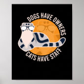 Cat Schwanz Speak Cat Kitten Meow Tier Poster (Vorne)