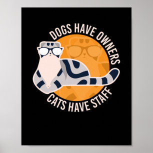 Cat Schwanz Speak Cat Kitten Meow Tier Poster