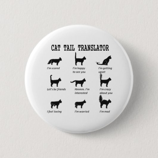 CAT-SCHWANZ-ÜBERSETZER BUTTON (Vorderseite)