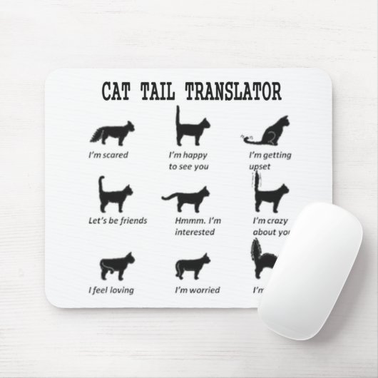 CAT-SCHWANZ-ÜBERSETZER MOUSEPAD (Mit Mouse)