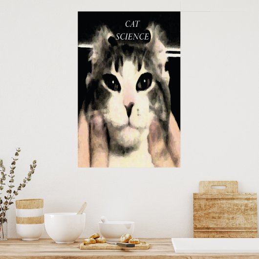 Cat Science Poster (Küche)