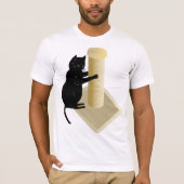 Cat Scratching Post Mens T - Shirt (Vorderseite)