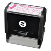 Cat Self Inking Rücksendeadresse Briefmarke Person Permastempel (Produkt)