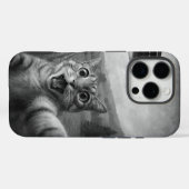 Cat Selfie mit Alien UFO Funny Cat Geschenke Case-Mate iPhone Hülle (Rückseite (Horizontal))