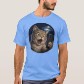 Cat Selfie UFO T-Shirt (Vorderseite)