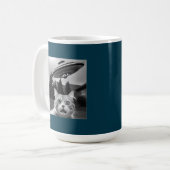 Cat Selfie UFO Tasse Funny Kaffee Tasse (Vorderseite Links)