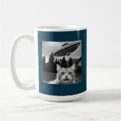 Cat Selfie UFO Tasse Funny Kaffee Tasse (Links)
