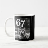 Cat Selfie With 67 Meme Funny Cats Graphic For Men Kaffeetasse (Links)