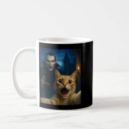 Cat Selfie With A Vamre Funny Cat Kaffeetasse (Links)