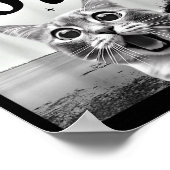 Cat Selfie With Alien Ufo And 67 Funny 6 7 For Men Poster (Ecke)