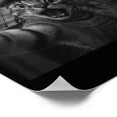 Cat Selfie With Kraken Octopus Funny Meme Men Wome Poster (Ecke)