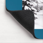 Cat Selfie With Santa Mousepad (Ecke)