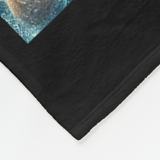 Cat Selfie With Shark Funny Fleecedecke (Ecke)