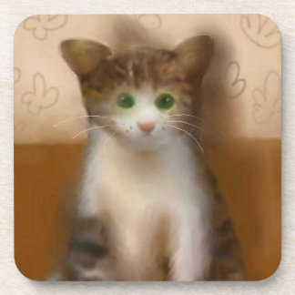 Cat-Serie schneiden Getränkeuntersetzer