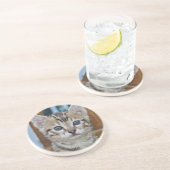 Cat Series - Serval Savannah Cat - Untersetzer (Seite)