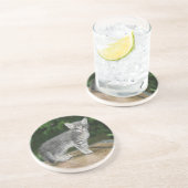 Cat Series - Serval Savannah Cat - Untersetzer (Seite)