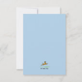 Cat Servant and Poodle Note Card Dankeskarte (Rückseite)