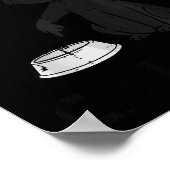 Cat Servant Funny Fur Mom Dad Pet Men Women Kids  Poster (Ecke)