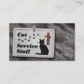 Cat Service Staff ;-) Visitenkarte (Vorderseite)