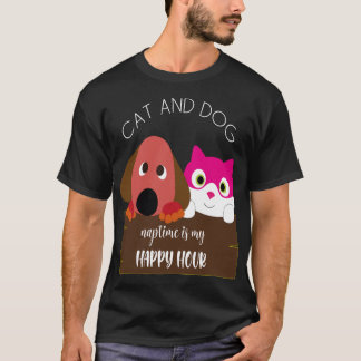Cat-Serviette ist meine Happy Hour T-Shirt