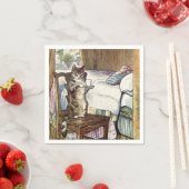 Cat Serving Tee Serviette (Beispiel)