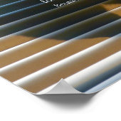 Cat Shadow mit Zitat-Poster-Druckern Poster (Ecke)