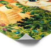 Cat & Shangri-la, Louis Wain Poster (Ecke)