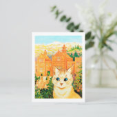 Cat & Shangri-la, Louis Wain Postkarte (Stehend Vorderseite)
