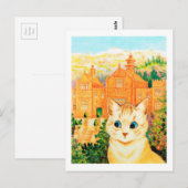 Cat & Shangri-la, Louis Wain Postkarte (Vorne/Hinten)
