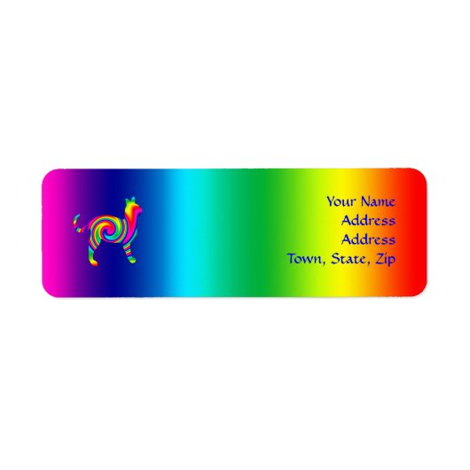 Cat Shaped Rainbow Drehung (Vorne)