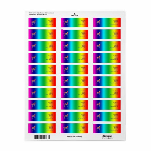 Cat Shaped Rainbow Drehung (Vorne)