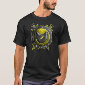 Cat Shield Swords Thunder Funny for Kids T-Shirt (Vorderseite)