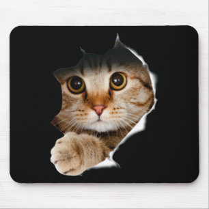 Cat Shirt Funny Cat Lover Geschenke für Männer Mousepad
