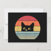 Cat Shirt. Retro-Stil (Rückseite)