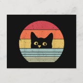 Cat Shirt. Retro-Stil Begleitkarte (Rückseite)