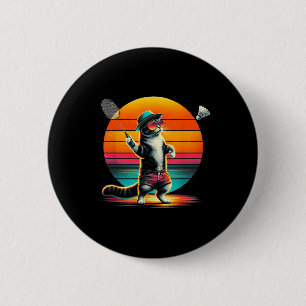 Cat Shuttle Badminton für Männer Frauen Button