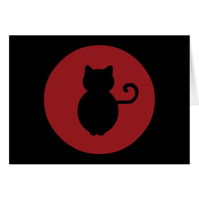 Cat Signal Silhouette (Vorderseite (Horizontal))