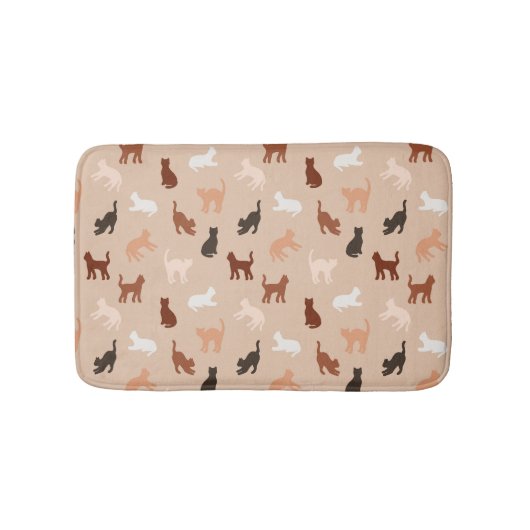 Cat-Silhouette Badematte (Vorderseite)