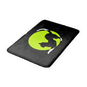 Cat Silhouette Bath Mat Badematte (Schrägansicht)