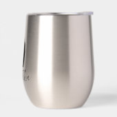 Cat Silhouette Design Thermal Wine Tumbler (Links)