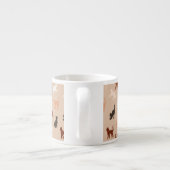 Cat-Silhouette Espressotasse (Rückseite)