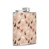 Cat-Silhouette Flachmann (Rechts)