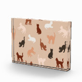 Cat-Silhouette Fotoblock (Rechts)