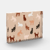 Cat-Silhouette Fotoblock (Links)