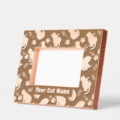 Cat Silhouette Geätzte Rahmen (Links)