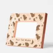 Cat Silhouette Geätzte Rahmen (Links)