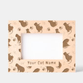 Cat Silhouette Geätzte Rahmen (Vorderseite)